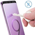 Miniatyrbillede 3 af 4: Skærmbeskytter - Samsung - Galaxy S9 Plus - Fleksibel Latex - Hydrogel - Anti-ridse transparent