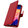 Pikkukuva 2 / 4: Kansi Samsung Galaxy A10 Folio Case Soft Touch -tukivideolle, punainen Röd