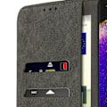 Miniatyrbillede 4 af 6: Taske til Oppo Find X5 - AVIZAR - Wallet Flip - Video Support Funktion - Grå Grå