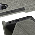 Miniatyrbillede 4 af 6: Etui til Samsung Galaxy A05 - AVIZAR - Wallet Flip og Video Support - Grå Grå