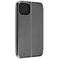 Miniatyrbillede 1 af 4: Telefonetui - AVIZAR - iPhone 14 - Sort imiteret læder - Fuld beskyttelse - Modulær klap Svart