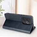Miniatyrbild 3 av 5: Fodral till Xiaomi Poco F6 - AVIZAR - Flip Wallet Stand Vintage Style Midnight Blue Blå