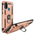 Miniatyrbillede 2 af 4: Samsung Galaxy M30s Cover Stødsikker Bi-materiale Ring Video Support Rose Gold