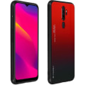 Miniatyrbillede 1 af 4: Beskyttelsesetui - Oppo - A5 2020/A9 2020 - Gradient - Blank - Hård Röd