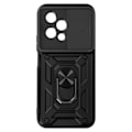Miniatyrbillede 1 af 5: Coque til Honor 200 Lite - MAYAXESS - Sort - Stiv - Stødabsorberende - Kompatibel med magnetisk holder Svart