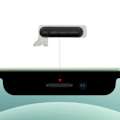 Miniatyrbillede 3 af 4: Internt ørestykke gitter til iPhone 12, 12 Mini, 12 Pro, 12 Pro Max Black Svart