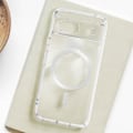 Pikkukuva 4 / 6: MagSafe Case for Google Pixel 8A puolijäykät kulmat puskurin läpinäkyvä Transparent