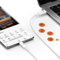 Pikkukuva 4 / 6: USB C -kaapeli 65 W virransyöttö Lataus ja tiedonsiirto 1,8 m LinQ White Vit