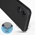 Pikkukuva 3 / 5: AVIZAR suojakotelo Oppo A17:lle - Puolijäykkä Soft-touch Fine Black Svart