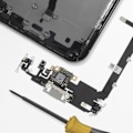 Pikkukuva 4 / 4: Latausliitin - AVIZAR - iPhone 11 Pro Max - Lightning-portti - Integroitu mikro - Hopea Grå