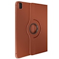 Miniatyrbillede 1 af 5: Étui Clapet til iPad Pro 13 2024 - AVIZAR - 360 Rotations Folio - Brun - Semi-stift - Syntetisk kastanj