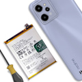 Miniatyrbillede 3 af 4: Intern batteri til Realme C30 / C31 og C35 5000mAh model BLP877 Sort Svart