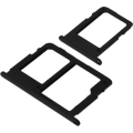 Miniatyrbild 1 av 4: SIM-kortfack - AVIZAR - Samsung Galaxy J5 2017 - Svart - 2x nano SIM-kort + microSD - Ersättning svart