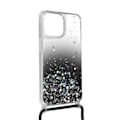 Miniatyrbild 2 av 4: Coque - AVIZAR - iPhone 13 Pro Max - Glittrig Gradient Svart - Flexibel - Stötdämpande Gradient Svart