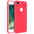 Miniatyrbillede 1 af 4: Coque - Forcell - iPhone 7 Plus/iPhone 8 Plus - Soft Touch - Silikone Gel - Rød Röd