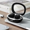 Miniatyrbillede 4 af 5: Trådløse in-ear hovedtelefoner 8H batterilevetid Sort LinQ opladningsetui Svart
