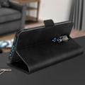 Miniatyrbild 2 av 4: Fodral - AVIZAR - Oppo A9 2020 och A5 2020 - Folio Cover - Ekologiskt läder - Svart Svart