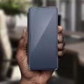 Pikkukuva 4 / 4: Xiaomi Mi 10T / Mi 10T Pro Case Läpinäkyvä Flip Mirror Design Musta teline