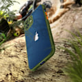Miniatyrbillede 3 af 4: Beskyttelseshætte - Ubeskreven - iPhone 12 / 12 Pro - Antiskrid greb - Hævede kamerakant - Grøn Grön