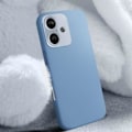 Miniatyrbild 3 av 5: Skal till iPhone 16 Plus - AVIZAR - Halvstyv Soft-touch - Ljusblå - Stötsäker och repskydd Blå