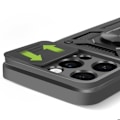 Miniatyrbillede 3 af 5: Coque til iPhone 16 Pro med ringesupport og skydelåg til kamera Mayaxess Sort Svart