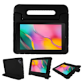 Pikkukuva 1 / 4: Coque - Samsung - Galaxy Tab A 8.0 2019 - Iskunkestävä suoja - Kahva - Lapsille Musta Svart