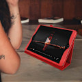 Miniatyrbillede 3 af 4: iPad Etui 2019 10.2 - AVIZAR - Rød Futteral - Øko-læder Soft Touch - Videostander - Unisex Röd