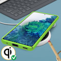Pikkukuva 4 / 4: Galaxy S20 FE Puolijäykkä Soft Touch Case -yhteensopiva QI vihreä grön