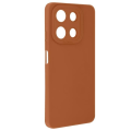 Miniatyrbillede 1 af 6: Etui - AVIZAR - Xiaomi Redmi Note 13 5G - Silikone - Forstærket kamerabeskyttelse - Brun kastanj