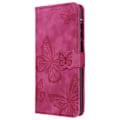 Miniatyrbillede 2 af 5: Papillon-etui til Samsung Galaxy A26 med pung og videostøtte fuchsia Rosa
