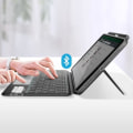 Miniatyrbillede 3 af 6: Tastaturetui til iPad 10.2 2021 Bluetooth Integreret Support Funktion MW Grå