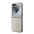Pikkukuva 2 / 6: Samsung Galaxy Z Flip6 -kotelo - Guess Glitter Script (GUHCZZF6HGGSHD) - kulta
