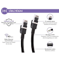 Miniatyrbillede 2 af 4: RJ45 Ethernet-kabel med dobbelt skærm S-FTP hun-hun 10m