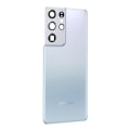 Miniatyrbild 2 av 4: Samsung S21 Ultra batteriskal Original Samsung Silver Phantom Grey Bakstycke