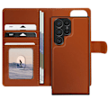 Miniatyrbillede 1 af 6: Etui til Samsung Galaxy S23 Ultra Aftageligt Cover Mayaxess Brun kastanj