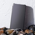 Pikkukuva 4 / 6: Samsung Galaxy M55 Salkku Peili Clear View Tuki Musta Svart