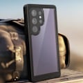 Miniatyrbillede 4 af 6: Vandtæt etui til Samsung Galaxy S24 Ultra - REDPEPPER - Sort - Fuld beskyttelse - IP68 Transparent