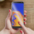 Pikkukuva 3 / 4: Suojakalvo - AVIZAR - Galaxy J6 Plus - Joustava - Läpinäkyvä - Naarmuuntumaton Transparent, vit