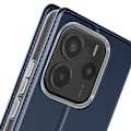 Pikkukuva 4 / 5: Redmi Note 14 5G Kotelo Satinaeffectti Lompakko Videotuki Dux Ducis Yönsininen Blå