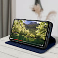 Miniatyrbillede 4 af 5: AVIZAR Wallet Case til Xiaomi Redmi Note 11 og 11s - Midnight Blue - Video Support funktion Nattblått