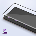 Miniatyrbillede 3 af 5: Beskyttelsesfilm - FORCE GLASS - Oppo Find X3 Neo - 9H+ hårdhed - Komplet 3D-beskyttelse - Sort Svart