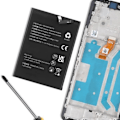 Miniatyrbillede 3 af 4: Internbatteri - AVIZAR - BAT-COMP-H70L - 5000mAh - Kompatibel med Honor 70 Lite, X7, X6 - Lithium Ion Svart