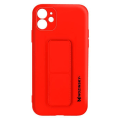 Miniatyrbillede 1 af 4: Coque iPhone 12 Mini - Wozinsky - Silikone Rød - Stødabsorberende - Foldestativ - Magnetisk Sådan Röd