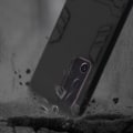 Pikkukuva 4 / 4: Kuori - Samsung - Galaxy S20 FE - Iskunkestävä - Integroitu jalusta - Musta Svart