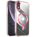 Pikkukuva 1 / 6: MagSafe-kuori iPhone XR:lle, vaaleanpunainen kristalipohja. Rosa