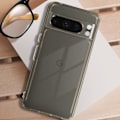 Pikkukuva 3 / 5: Pehmeä silikonikuori - AVIZAR - Classic Case - Google Pixel 8 Pro - Harmaa läpikuultava - Iskusuojelu Grå