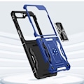 Miniatyrbillede 4 af 5: Ringetui til Samsung Galaxy Z Flip 5 Shockproof ArmoRing Bump Series Midnight Blue Blå