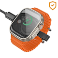 Miniatyrbillede 4 af 5: Magnetisk oplader til Apple Watch 2,5 W med kompakt USB-C stik Hoko sort Svart