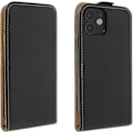 Miniatyrbild 1 av 4: AVIZAR-fodral för Apple iPhone 12 Mini - Heltäckande skydd - Svart - Ekoskinn - Magnetstängning Svart