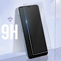 Pikkukuva 3 / 5: Suojakalvo - AVIZAR - Blackview A52 - 9H karkaistu lasi - 2,5D viistetyt reunat - 0,26 mm läpinäkyvä Vit